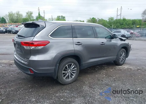 2019 Toyota Highlander Xle из США, поврежденный, VIN 5TDJZRFH1KS735839